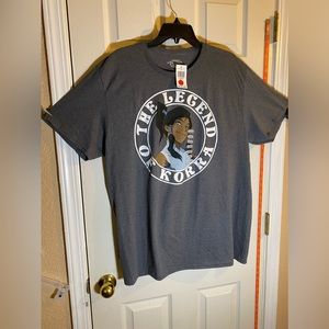 The Legend Of Korra Men’s Sz XL Nickelodeon T-Shirt Gray Graphic Tee NWT $24.99